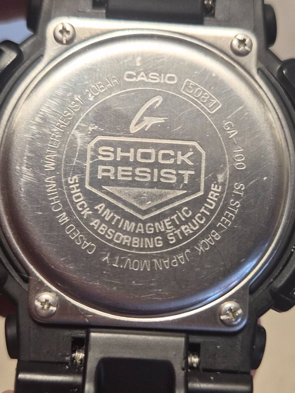 Casio G Shock Matte black finish Digital and Analog - Picture 3 of 12